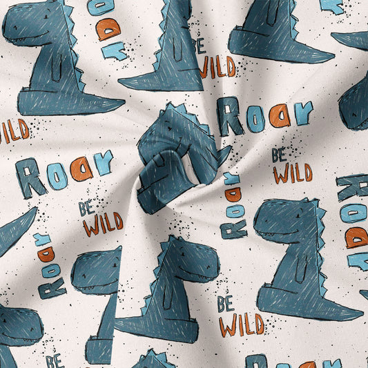 0.5m Biojersey Scratchy Dino Roar
