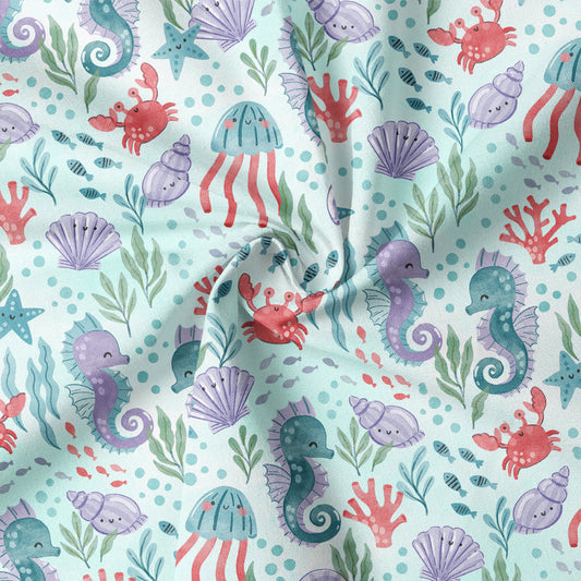 0.5m Biojersey Seepferdchenparty mint *COMING SOON*