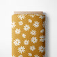 0.5m BIO French Terry Daisy mustard