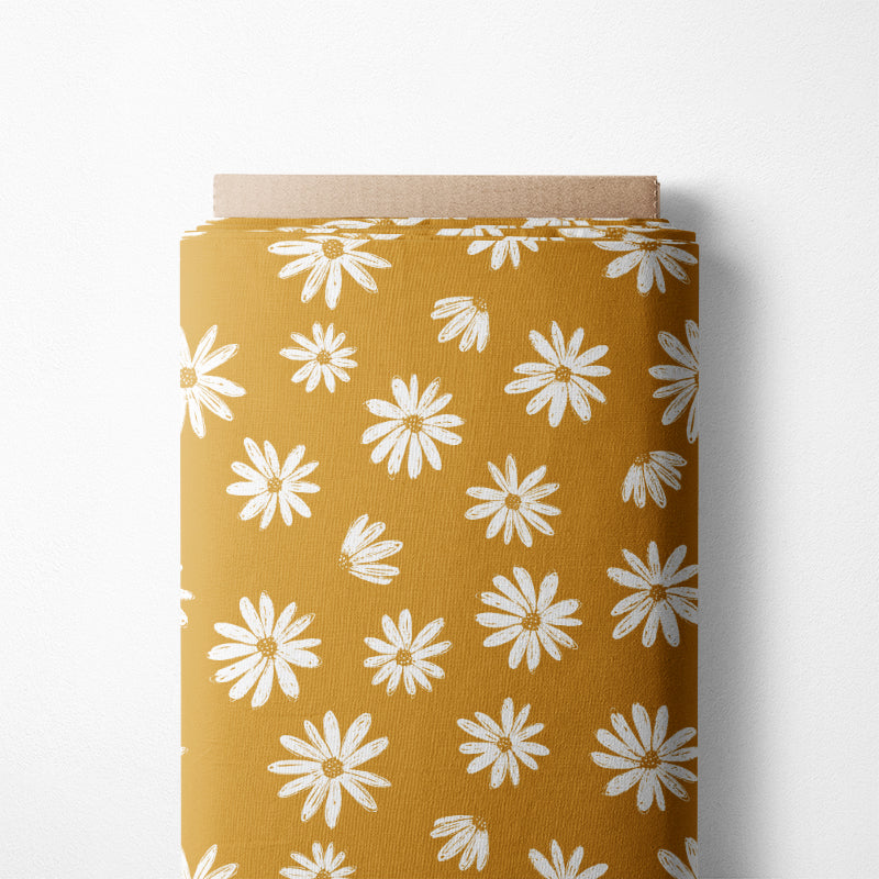 0.5m BIO Ribjersey Daisy mustard