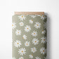 0.5m BIO French Terry Daisy sage