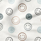 0.5m BIO French Terry Smiley Mint Pop