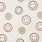 0.5m Baumwolle Smiley Chocolates *VORBESTELLUNG: Lieferzeit 4-6 Wochen*