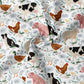 0.5m BIO French Terry Sounds on the Farm white  *VORBESTELLUNG*