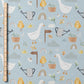 0.5m BIO French Terry Spring with Goose and Chicken