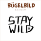 Bügelbild Stay Wild: Schrift | 8,5x13cm