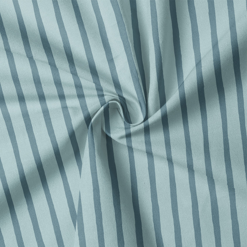 0.5m BIO French Terry Streifen dusty blue *VORBESTELLUNG - Lieferzeit 4-6 Wochen*