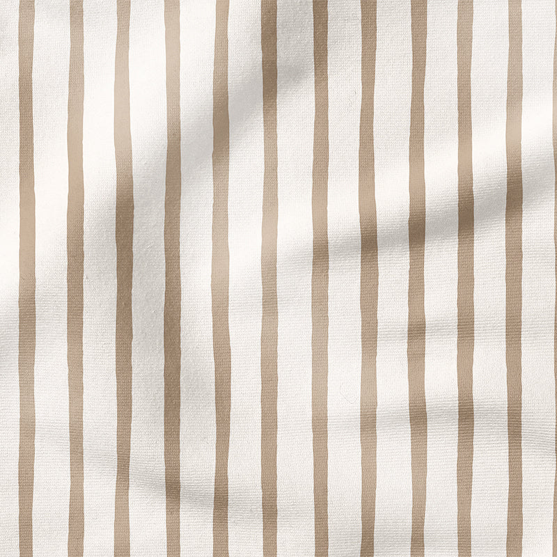 0.5m BIO French Terry Streifen natur-taupe *VORBESTELLUNG - Lieferzeit 4-6 Wochen*
