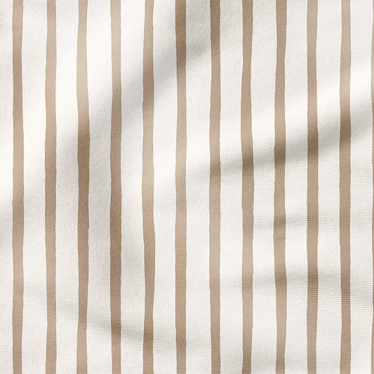 0.5m BIO French Terry Streifen natur-taupe *VORBESTELLUNG - Lieferzeit 4-6 Wochen*