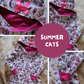 0.5m BIO French Terry Summer Cats *STOFFÜBERSICHT*