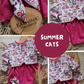 0.5m BIO French Terry Summer Cats *VORBESTELLUNG* Lieferzeit 4-7 Wochen*