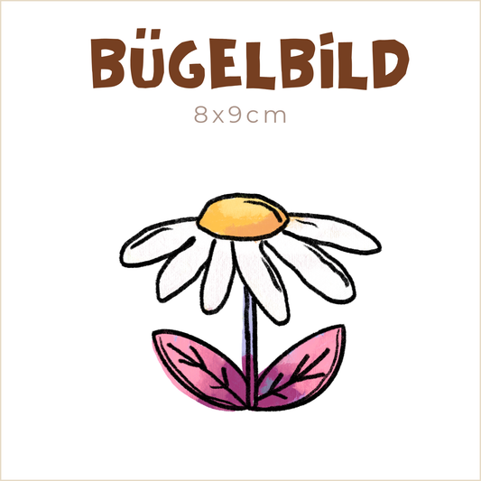 Bügelbild Summer Cats: Blume 1 | 8x9cm