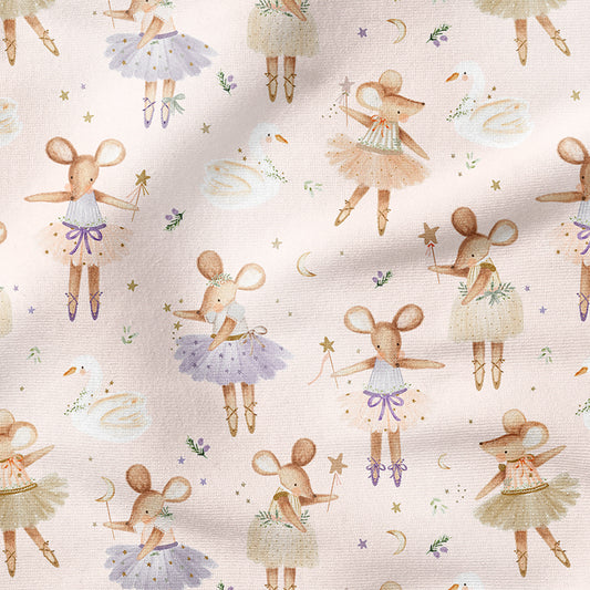 0.5m BIO French Terry Twinki rosa