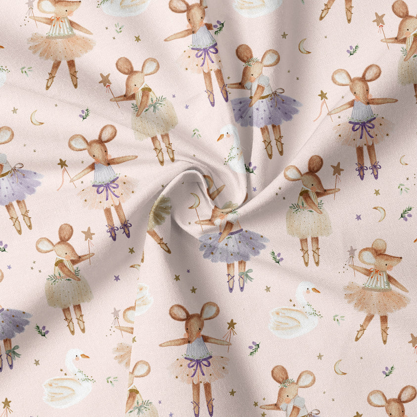 0.5m BIO French Terry Twinki rosa