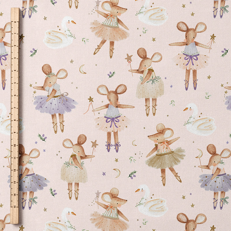 0.5m BIO French Terry Twinki rosa