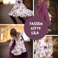 0.5m BIO French Terry Tassen-Kitty lila