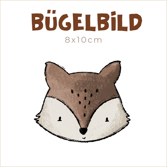 Bügelbild Tier-Team: Fuchs | 8x10cm
