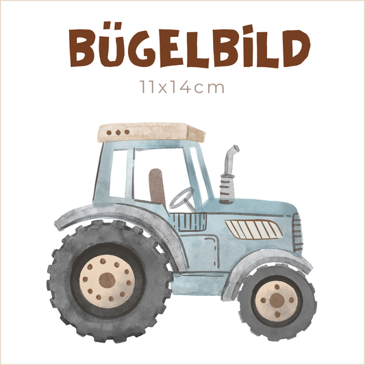 Bügelbild Traktorliebe | 11x14cm