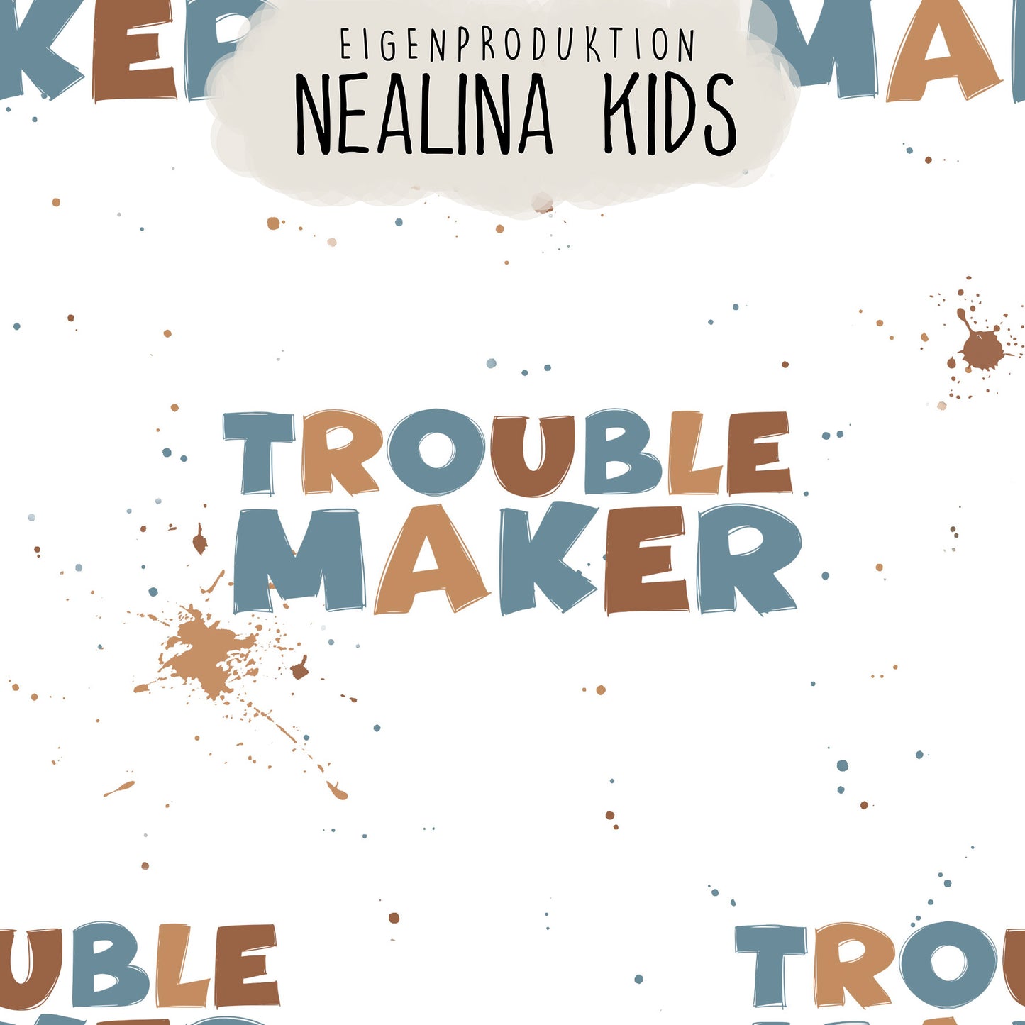 0.5m BIO French Terry Trouble Maker *VORBESTELLUNG*
