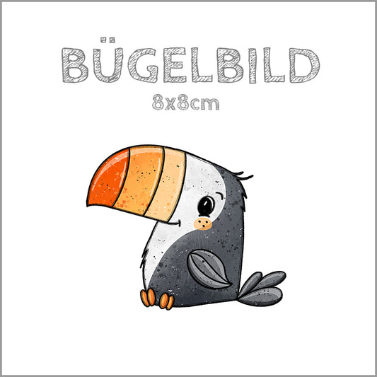 Bügelbild Tucanchen | 8x8cm