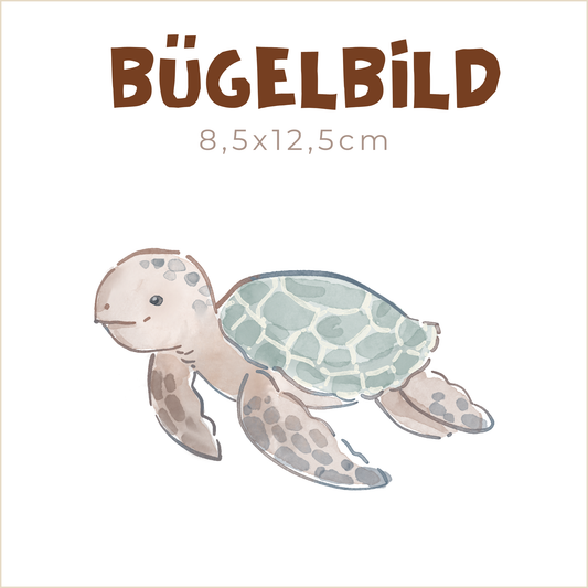 Bügelbild Turtle Friends | 8,5x12,5cm