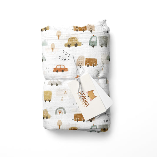 0.5m Musselin Tuut to town white *COMING SOON*