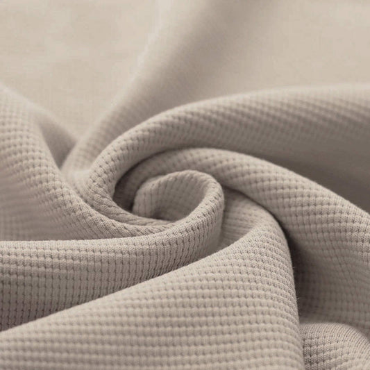 0.5m Waffeljersey hellbeige