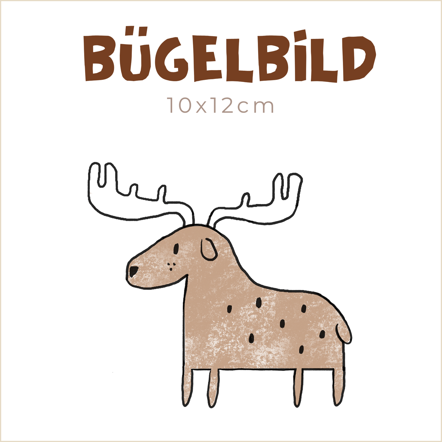 Bügelbild Waldtierchen | 10x12cm