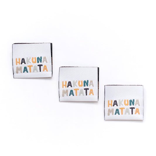 Weblabel Hakuna Matata | 3er Pack