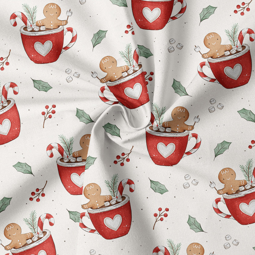0.5m BIO French Terry Weihnachtstasse *STOFFÜBERSICHT*