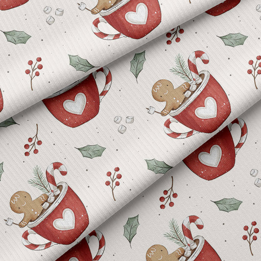 0.5m BIO Rippjersey Weihnachtstasse *VORBESTELLUNG* Lieferzeit 4-7 Wochen*
