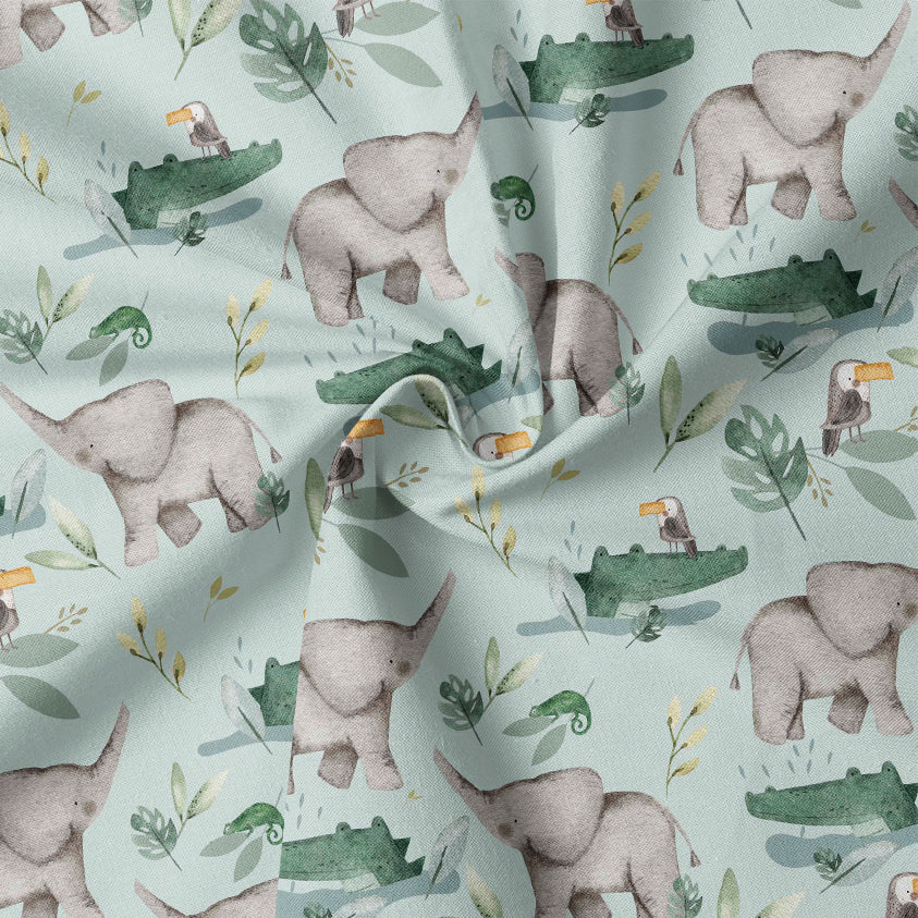 0.5m BIO French Terry Welcome to the Jungle *VORBESTELLUNG*