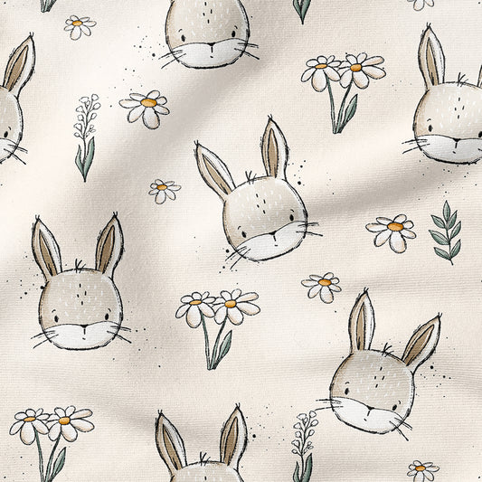 0.5m BIO French Terry Wiesenhase natur