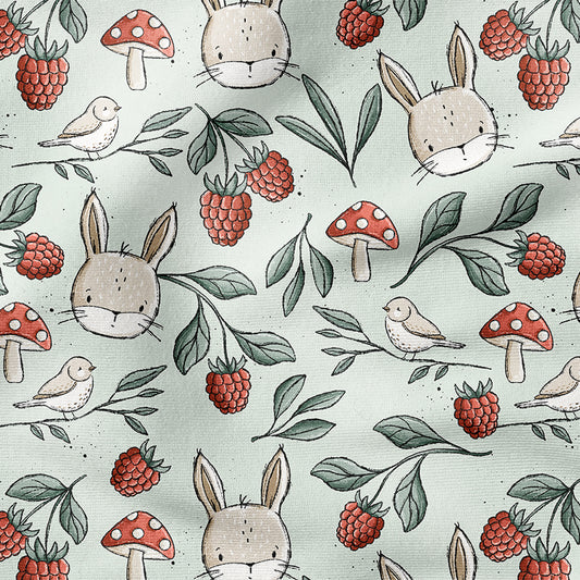 0.5m BIO French Terry Wiesentag grün