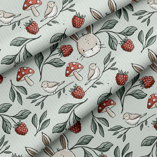 0.5m BIO Ribjersey Wiesentag grün