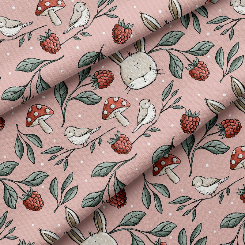 0.5m BIO Ribjersey Wiesentag rosa