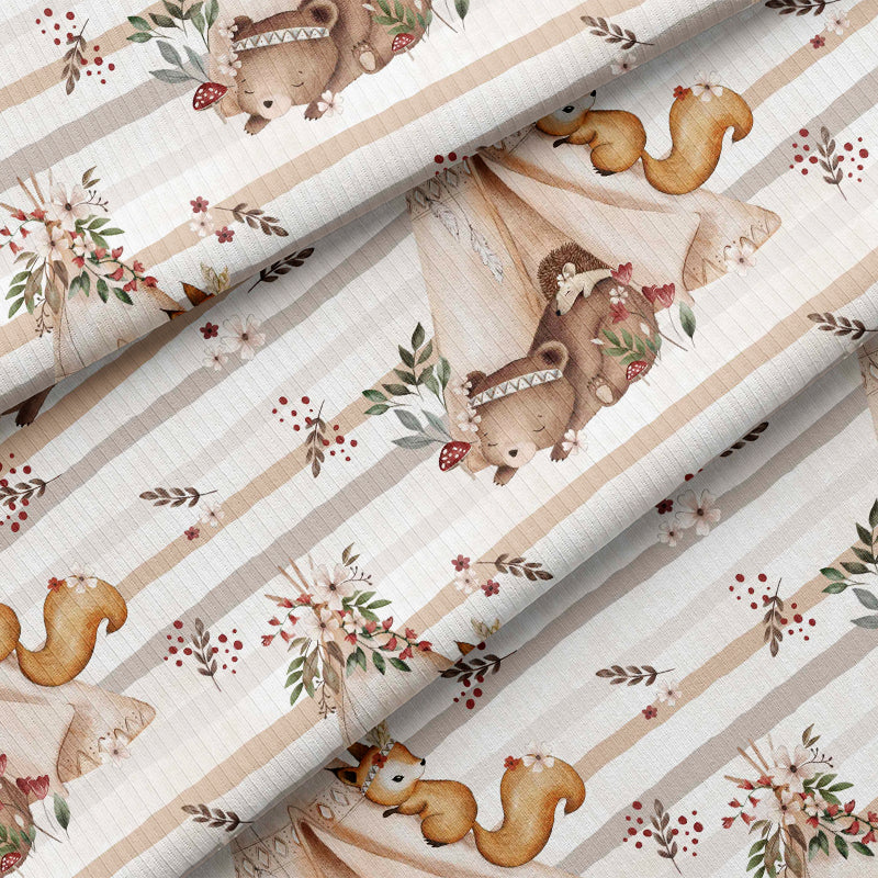 0.5m BIO Ribjersey Wild Forest bohemian
