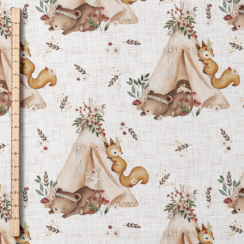 0.5m Biojersey Wild Forest canvas