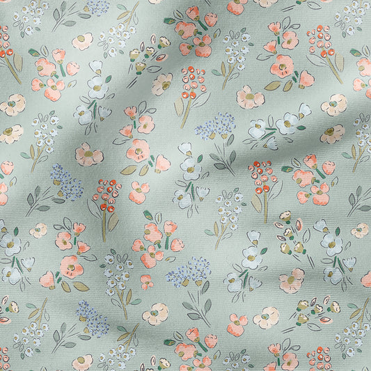 0.5m BIO French Terry Wildblumenwiese aqua *COMING SOON*