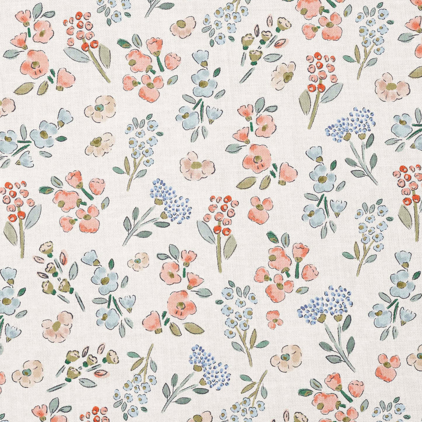 0.5m Baumwolle Wildblumenwiese card