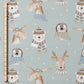 0.5m BIO French Terry Winter Friends