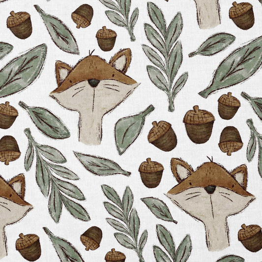0.5m Baumwolle Woodland Fox *VORBESTELLUNG: Lieferzeit 4-6 Wochen*