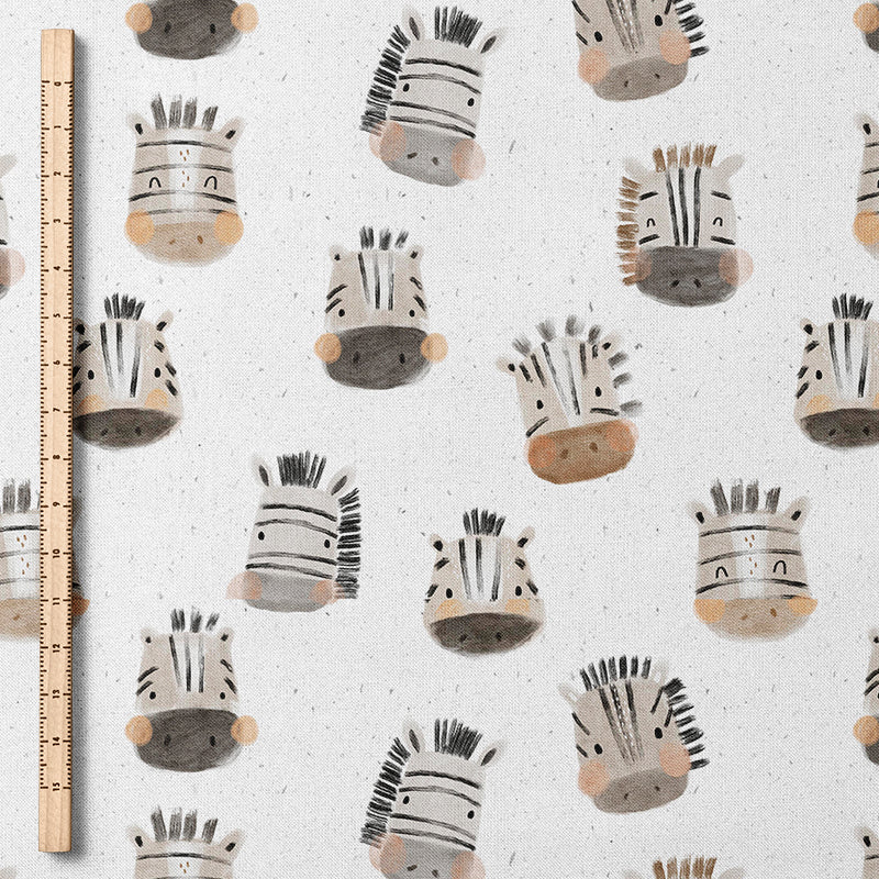 0.5m BIO French Terry Zebra Dory