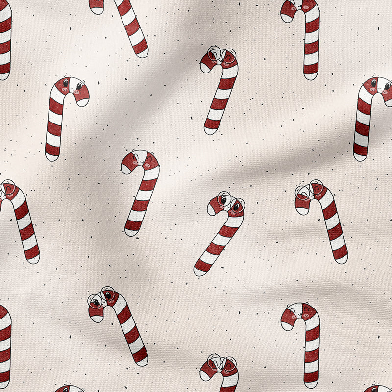 0.5m BIO French Terry Zuckerstangen-Party