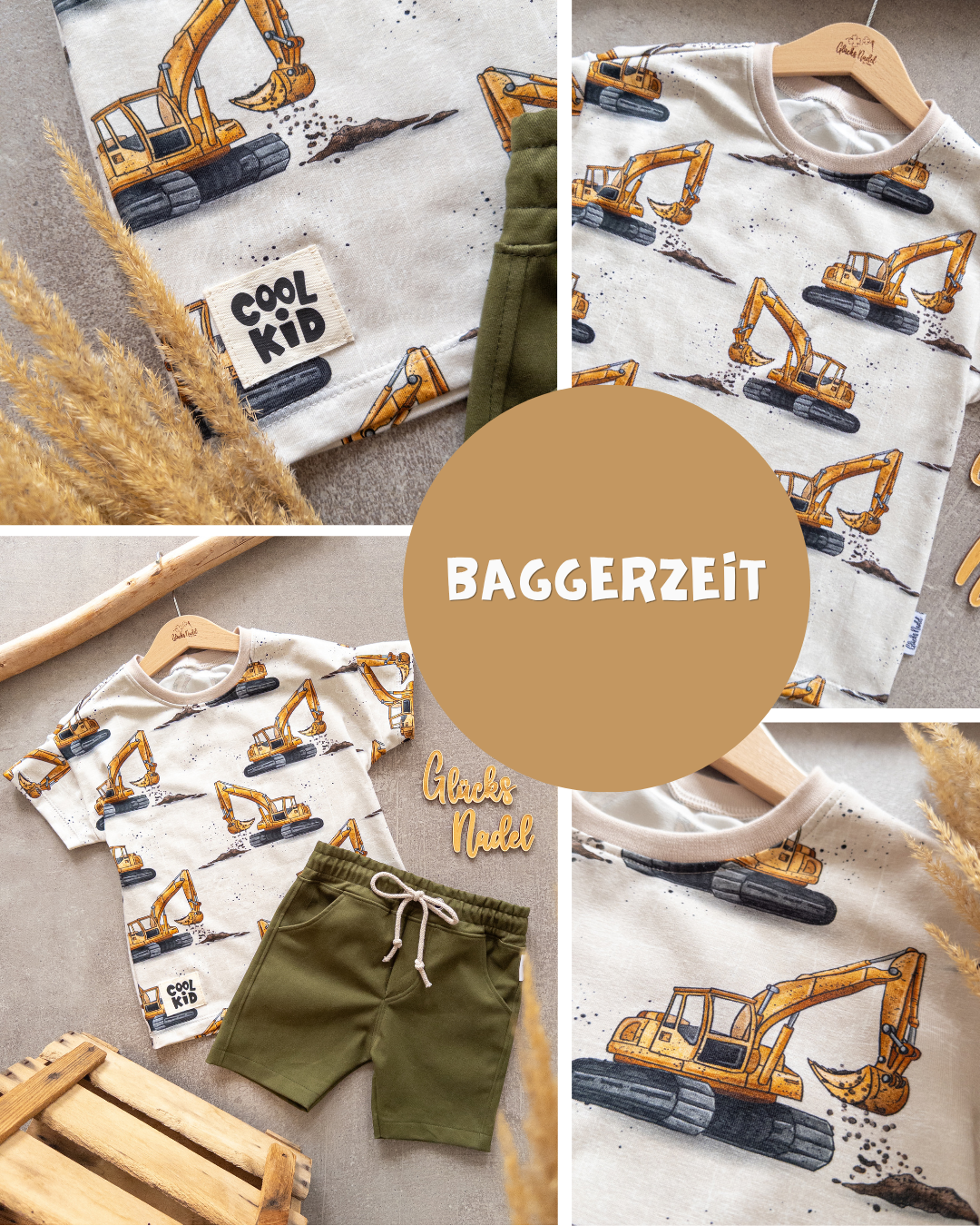 0.5m BIO French Terry Baggerzeit