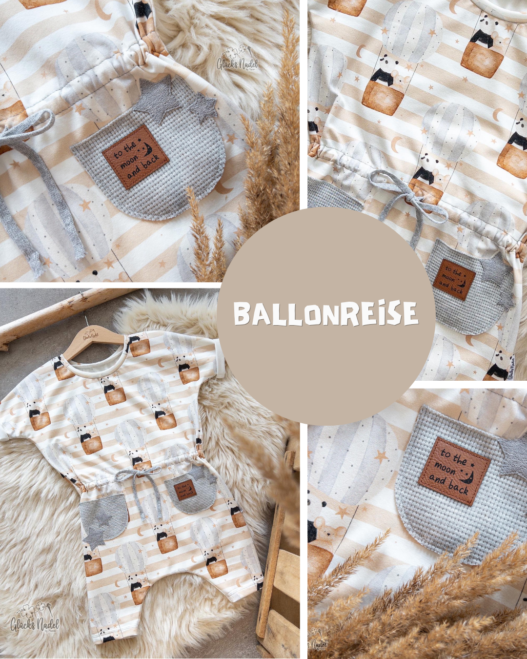 0.5m BIO French Terry Ballonreise *VORBESTELLUNG*