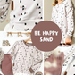 0.5m BIO French Terry Be Happy sand *VORBESTELLUNG*