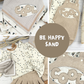 0.5m BIO French Terry Be Happy sand *VORBESTELLUNG*