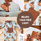 0.5m BIO French Terry Beary Together loom  *STOFFÜBERSICHT*