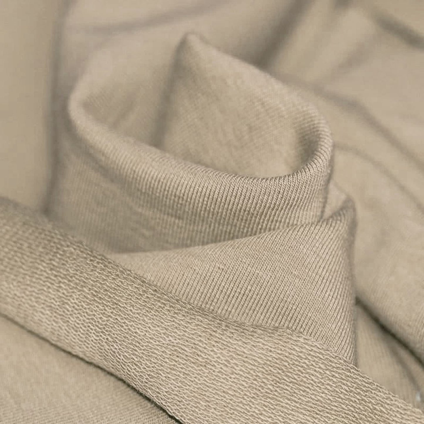 0.5m French Terry beige